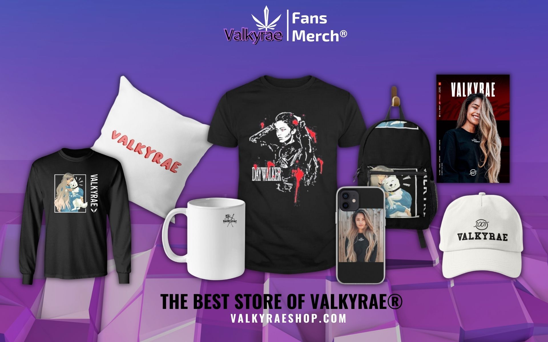 Valkyrae Store Web Banner - Valkyrae Shop