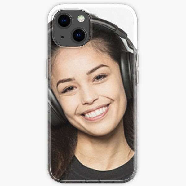 Valkyrae Smiling iPhone Soft Case RB1510 product Offical Valkyrae Merch