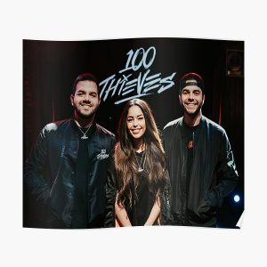 Valkyrae 100 thieves Poster RB1510 product Offical Valkyrae Merch