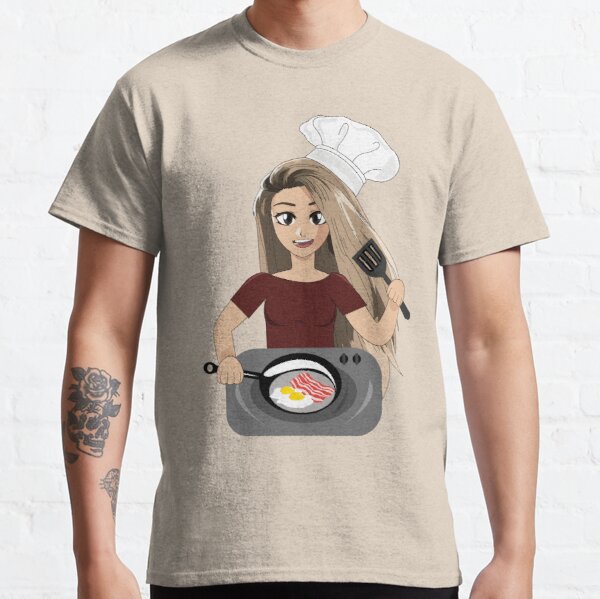 valkyrae making bacon and eggs for breakfast and have fun,amigops Classic T-Shirt RB1510 product Offical Valkyrae Merch