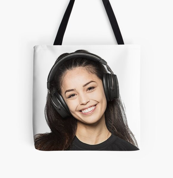 Valkyrae Smiling All Over Print Tote Bag RB1510 product Offical Valkyrae Merch