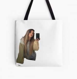 Valkyrae bathroom Selfie  All Over Print Tote Bag RB1510 product Offical Valkyrae Merch