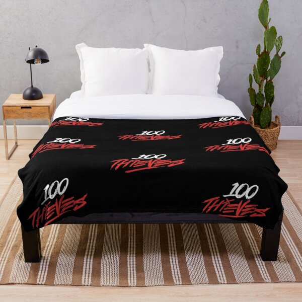 Valkyrae 100 thieves Throw Blanket RB1510 product Offical Valkyrae Merch