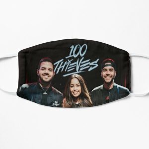 Valkyrae 100 thieves Flat Mask RB1510 product Offical Valkyrae Merch