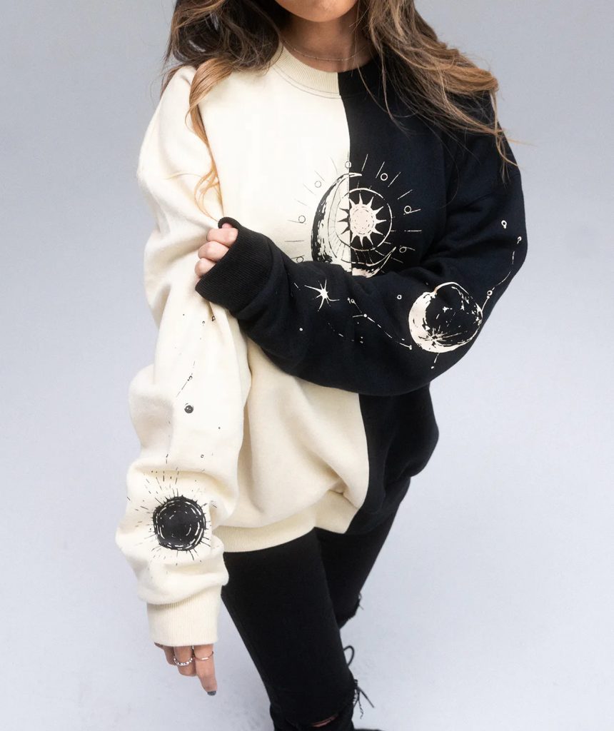 Valkyrae Sweatshirt - Valkyrae Total Eclipse Sweatshirt Pullover 